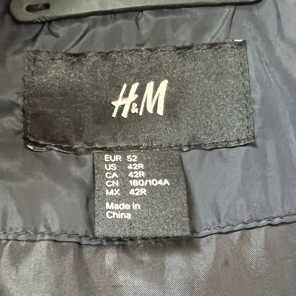 HM Men's Black Bomber Jacket - Picture 4 of 4